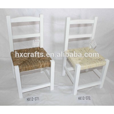 Haixin HX12-371 White Ladder Back Indoor Wood Chairs